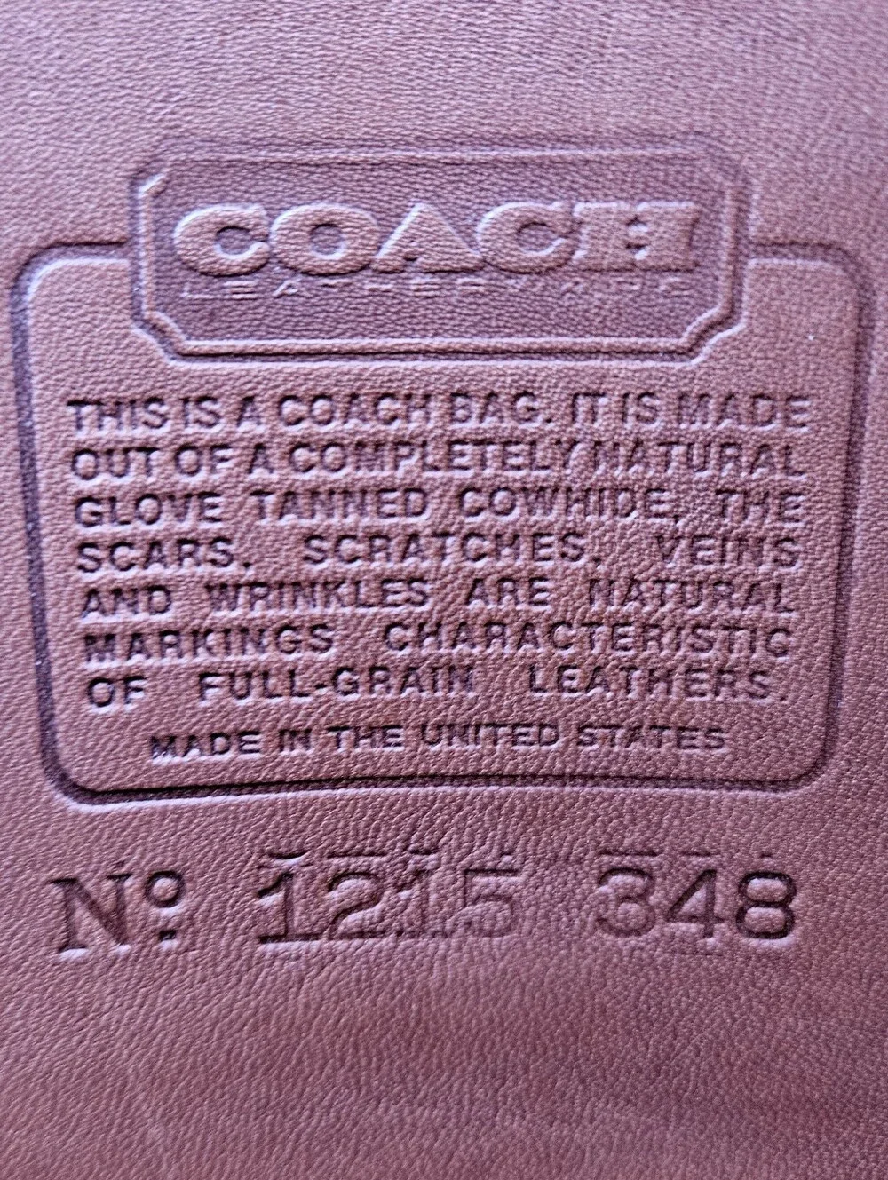 Coach beautiful vintage